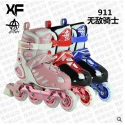 雄风A3 911骑士 儿童轮滑鞋 溜冰鞋 旱冰鞋 直排轮 可调大小伸缩
