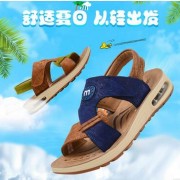 派多格夏季童鞋2016新款儿童凉鞋男童凉鞋真皮牛皮中大童沙滩凉鞋