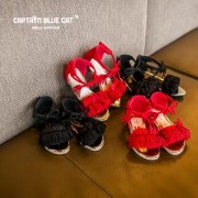 批发女童凉鞋流苏高跟公主鞋 韩版小女孩儿童鱼嘴鞋新品一件代发
