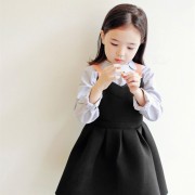 女童空气棉吊带连衣裙 韩版春夏秋季新款短裙