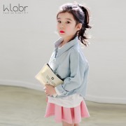 6童装女童外套春秋款韩版中大童纯棉休闲衬衣外套儿童开衫批发