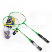 世纪曙光8025羽毛球拍2支装家庭情侣学生娱乐羽毛球拍双拍