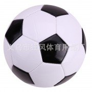 世纪曙光4号足球 4号黑白训练足球 学校教学训练用球 4号pvc足球