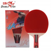 双鱼正品四星乒乓球拍 4A-EC 横拍直拍 七层底板 球拍乒乓球进攻