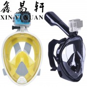 潜水镜 成人GOPRO潜水面罩 游泳装备 浮潜面罩 全干式潜水全面罩