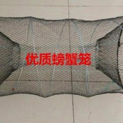 厂家批发螃蟹笼 折叠地笼 两进口抓 弹簧鱼笼甲鱼鳖笼