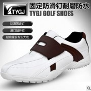 TTYGJ 高尔夫球鞋 男款 Golf鞋子 防水 透气无钉鞋
