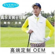 高尔夫服装春秋款高尔夫马甲防风摇粒绒上衣golf休闲运动四季球服