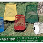 高尔夫练习场专用钢板网面带钢钉垃圾桶球场俱乐部设备草坪区用品