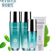 广州化妆品批发 蒙投丽雪清爽补水保湿抗皱四件套装T4