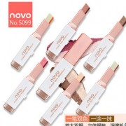 正品NOVO丝绒渐变双色眼影棒 撞色珠光眼影 眼部修饰眼影笔3.8g