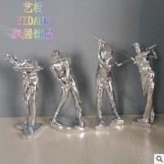 树脂工艺品运动高尔夫 房间摆件家居饰品 实用创意礼品 现货批发