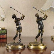 树脂工艺品家居装饰品 欧式高尔夫摆件 客厅卧室桌面摆设礼品