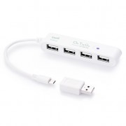 Micro USB 兩用四埠集線器 E-PCD103