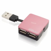 彩色方塊四孔USB-Hub 集線器 E-PCD034